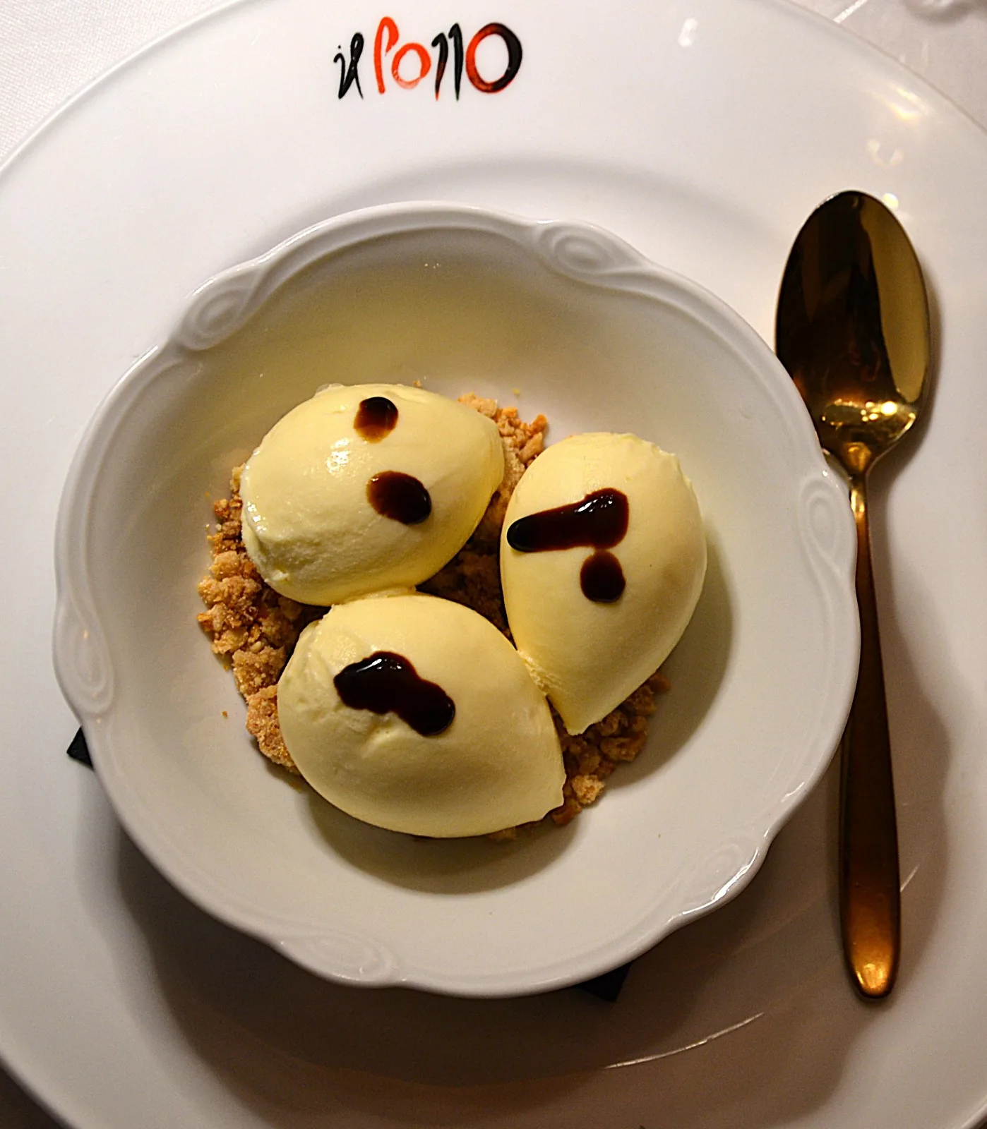 il dessert al gelato